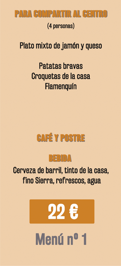 Menú 1