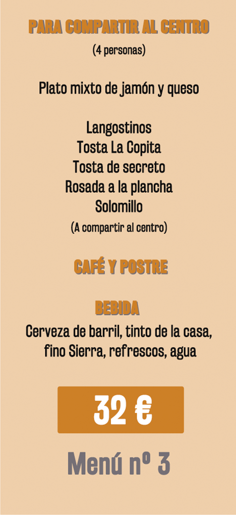 Menú 3