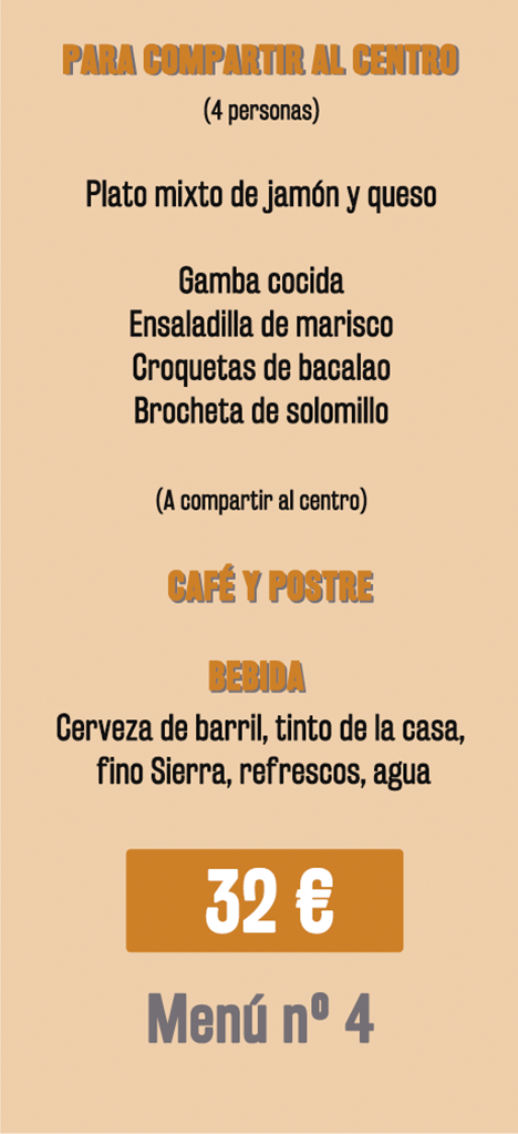 Menú 4